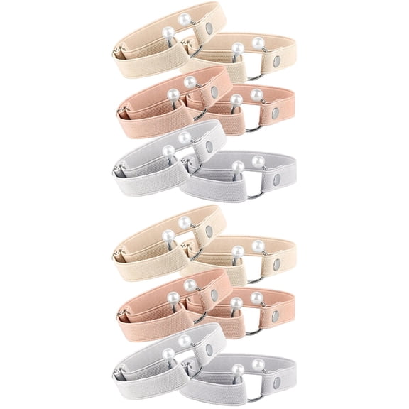 TEHAUX Adjustable Heel Bands for High Heels Assorted Color Detachable Practical 6Pairs
