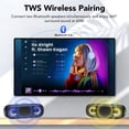thumbnail image 6 of Portable Bluetooth Speaker IPX7 Waterproof, 30W HD Stereo Sound Wireless Speaker Bluetooth 5.4, Deep Bass, 30H Playtime, TWS Pairing, 6 RGB lights, Speakers for Home/Party/Outdoor, Gift Ideas, 6 of 9