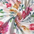 thumbnail image 7 of SASTYBALE Shower Curtain, Spring Floral Shower Curtains 72 x 84 Inch with 12 Hooks, Weighted Hem Bath Curtains, Waterproof Shower Curtain Liner for Bathroom Bathtub Decor, Rose, 7 of 7
