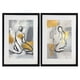 thumbnail image 1 of SET DE 2 CUADROS DECORATIVOS ELABORADOS TOTALMENTE A MANO LUNE ART GALLERY Pinturas modernas hechas totalmente a mano, 1 of 4