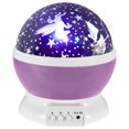thumbnail image 1 of Rotary USB LED Night Light Star Proyector Batería Kid Dormitorio Lámpara (Púrpura) Lamparas Tmvgtek Para estrenar, 1 of 8