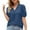Dark Blue womens tops, variant on Usmixi Cute Tops for Women Solid V-Neck Short Sleeve T shirts Summer Puff Sleeve Elegant Lace Trim Comfy Chiffon Tunic Blouses Army Green S Under $5