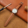 thumbnail image 3 of Leather strap soft vegetable tanned calf leather men's strap 18/19/20/21/22mm, 3 of 9