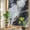 Black, variant on Rainbow Window Privacy Film, Marble Black Static Cling Window Film PVC, Abstract Gold White Brick Stone Motif No Glue UV Blocking Glass Covering, Removable Stained Glass Sticker 17.7''x39.3''