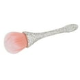 thumbnail image 6 of Nail Dust Cleansing Brush Soft Nylon Hair Comfortable Grip Prevent Deformation Loose Powder Brush White, 6 of 8