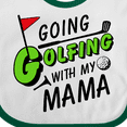 thumbnail image 4 of Inktastic Going Golfing with My Mama Kids Golf Boys or Girls Baby Bib, 4 of 4