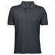 thumbnail image 1 of Tee Jays - Polo pique grueso de manga corta para caballero/hombre de primera  Modelo Heavy (tallas grandes hasta 5XL) - Verano/ Vacaciones (Gris oscuro), 1 of 1