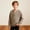 Khaki, variant on OGLCCG Boy's Waffle Long Sleeve Shirt Loose Fit V Neck Henley Shirts Casual Lightweight Comfort Oversized Tshirts for School 4-14 Years