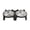 Black, variant on TFYZYY Elevated Iron Double Pet Bowls for Cats and Dogs Tilted, Non-Slip Feeding Station with Neck Protection, Spill-Proof Design for Food and Water Durable and Stable Pet Supplies