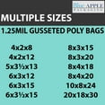 thumbnail image 4 of 1.25 Mil Expandable Gusseted Polypropylene Bags LDPE - 8"X4"X18" & (1000 Bags), 4 of 7
