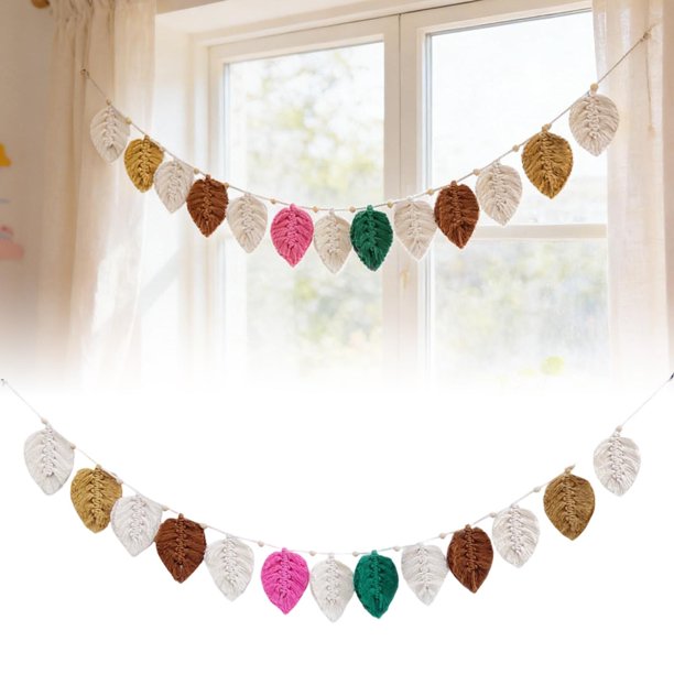 Hoja colorida hecha a mano, ideal para habitaciones infantiles y fotografía; adecuada para niños y niñas