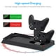 thumbnail image 3 of YUANHOT Soporte de refrigeración, estación de carga con batería recargable 1400 mAh y puertos de cargador (no compatible con Xbox One X/S) - Negro YUANHOT Xbox, 3 of 4