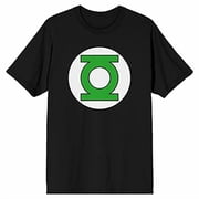 DC Comics Green Lantern Logo Men's Black Graphic Tee-5XL