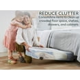 thumbnail image 7 of Rubbermaid 68 Qt Under the Bed Wheeled Storage Container w/ Lid, Clear 2 Pack, 7 of 7