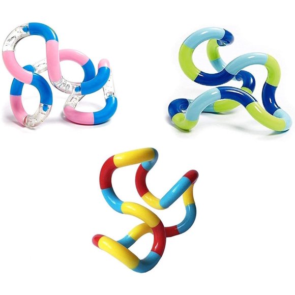 Juguete sensorial Fidget Tangle Jr. Brain Tools Classic, paquete de 3