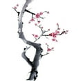 thumbnail image 2 of Parker, Nan Rae 25x32 White Modern Wood Framed Museum Art Print Titled - Plum Blossom Branch I, 2 of 4