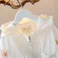 thumbnail image 4 of PINQI Baby Fashion Jacket Summer Fashion New Butterfly Print Long Sleeve Hooded Zipper Girls' 𝑆𝑢𝑛𝑠𝑐𝑟𝑒𝑒𝑛 Coat Sun 𝐏𝚛𝚘tection Outwear with Pockets, 4 of 9