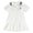 White, variant on Summer Casual Baby Girls Cartoon Animal Pattern Short Sleeve Dress， Kids Toddler Pageant Sundress