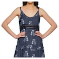 thumbnail image 4 of Moomaya Robe Longue Maxi Imprimée pour Femmes Sans Manches à Col en V Décontractée Évasée Kurta, 4 of 6