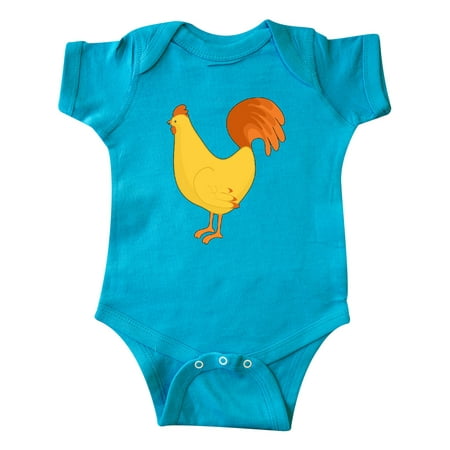 

Inktastic Cute Yellow Chicken Gift Baby Boy or Baby Girl Bodysuit