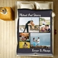thumbnail image 5 of Customized Photo Collage Blanket-Wedding Blanket. Soft Fleece Throw Blanket, Personalized Picture Blanket. Gift for Wedding, Christmas, Birthday & Anniversary.(Photo Blanket- 07, 50" X 60") Blankets, 5 of 5