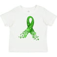 thumbnail image 3 of Inktastic Mental Health Awareness Ribbon with Green Hearts Boys or Girls Toddler T-Shirt, 3 of 5