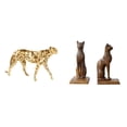 thumbnail image 1 of Escultura De Guepardo Dorado Con Forma De Gato, Centro De Mesa Decorativo, Adorno De Animal, Sujetalibros Egipcio, Soporte Para Estantes, Mesa, Oficina, Hogar, Regalo De Inauguración De La Casa., 1 of 8