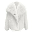 thumbnail image 4 of MEZZALL Coats Girls Elegant Shawl Collar Winter Jacket Outerwear Soft Coats Kids Versatile Long Sleeve Tops, 4 of 4