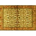 thumbnail image 1 of Ahgly Company Machine Washable Indoor Rectangle Persian Yellow Traditional Area Rugs, 7' x 10', 1 of 4