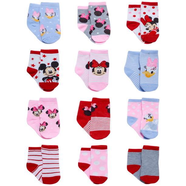Disney Disney Minnie Mouse Baby Socks for Girls 06 months, 612