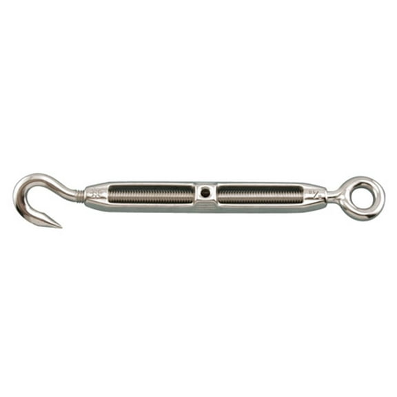 316 STAINLESS STEEL HOOK & EYE TURNBUCKLE 3/16" (S0154-HE05)
