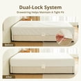 thumbnail image 3 of Long-Staple Cotton Queen Bed Sheet Set with Dual-Lock System, 3 of 8