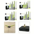 Silent Quartz Clock Mechanism Kit Long Shaft Fluorescence Clock Motor