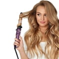 thumbnail image 4 of Rizador de pelo profesional automático giratorio con calentamiento rápido, barril de varios tamaños, mango ergonómico, talla única., 4 of 4