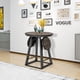 thumbnail image 3 of Conjunto de Mesa Redonda y Taburetes Costway 3 Piezas Mesa de Bar con 2 Taburetes Plegables, 3 of 4