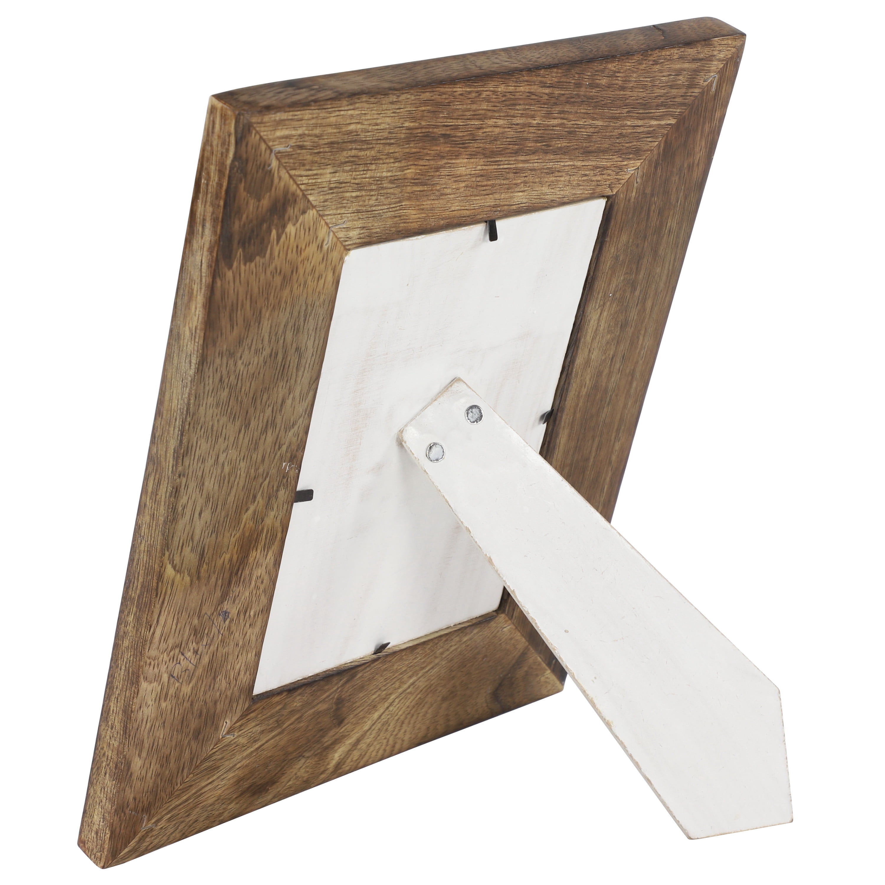 DecMode 9" x 11" (5X7) Brown Wood Traditional Photo Frame