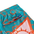 thumbnail image 2 of Men's Chubbies Teal Miami Dolphins Mesh Shorts, 2 of 2