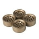 thumbnail image 4 of Llantas de rueda de 1,9 pulgadas, de 4 piezas de aluminio CNC resistente para 1:10 RC Crawler 4 Axial SCX10 D90 D110 Bronce Yotijar Llantas de rueda de coche RC, 4 of 10