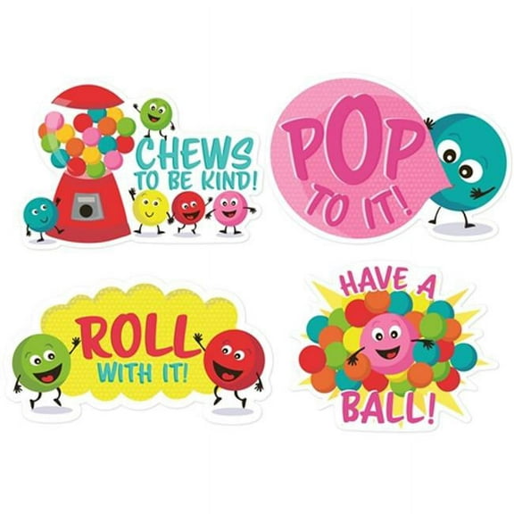 Eureka EU-628006 Jumbo Scented Bubblegum Stickers