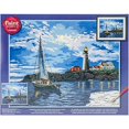 thumbnail image 2 of Dimensions Twilight Lighthouse Paint by Numbers for Adults, 20'' W x 16'' L, 2 of 2