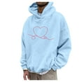 thumbnail image 4 of NLLSHGJ Chandails à Capuche pour Hommes à Fermeture Éclair Graphique Manches Longues Mode Décontractée Imprimé 3D Chandail à Capuche Sans Manches pour Hommes Blanc, 4 of 7