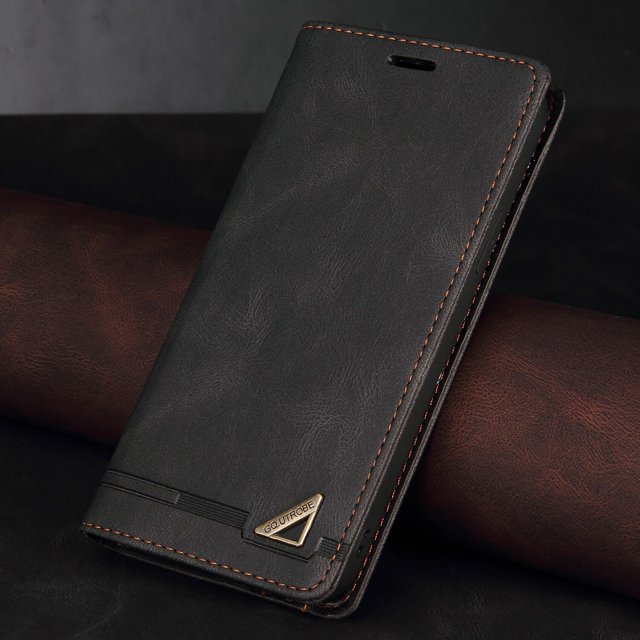 Funda de cuero con tapa antirrobo para Xiaomi Redmi Note 12 Pro 11 Pro 11S 10 Pro 9 Pro 8T 12C 10C 9A 9C 9T Poco X5 Pro 12T Pro Tan Jianjun unisex
