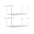 thumbnail image 2 of (2-Pack) MonsterRAX 4x8 Overhead Garage Storage Rack - 600 lb Weight Capacity per Rack - 24" - 45" Drop Down, 2 of 11