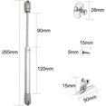 thumbnail image 4 of Amortiguadores hidráulicos de gas para bisagra de amortiguador de elevación de puerta de armario de cocina, 150N/15kg 270mm, paquete de 2 JFHHH pequeña, 4 of 5