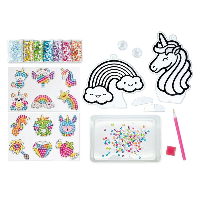 Aifieego Mini Gem Arts and Crafts Kits for Kids Girls Ages 4-8 5-7 6-8 8-12  9-12,Diamond Dotz kit dot Painting Set,Aesthetic Adults Crafts,Room