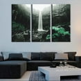 thumbnail image 4 of TISHIRON 3PCS Framed Canvas Wall Art Set,60"x40" Green Landscape Canvas Art Decor, 4 of 7