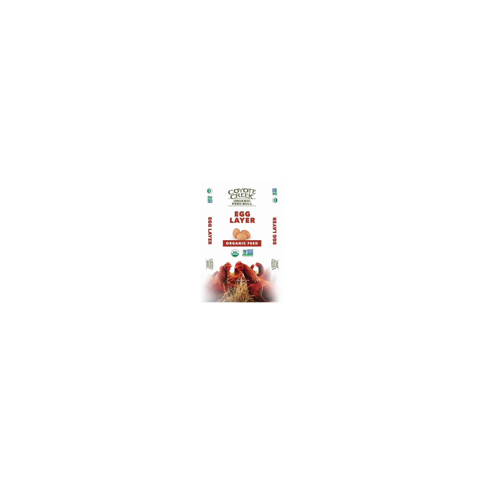 COYOTE CREEK ORGANIC FEED MILL 50LB Egg Layer Crumbles 285