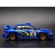 Open Box SUBARU IMPREZA WRC99 #5 RALLY 1:64 SCALE COLLECTIBLE DIORAMA DIECAST MODEL CAR