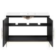 thumbnail image 5 of Modway Awaken 48" Solid Wood and MDF Bathroom Vanity in White/Black, 5 of 7