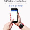 thumbnail image 3 of Kuymtek Touch Smart Bracelet Fitness Tracker Monitor de ritmo cardíaco Reloj deportivo (Rojo), 3 of 8